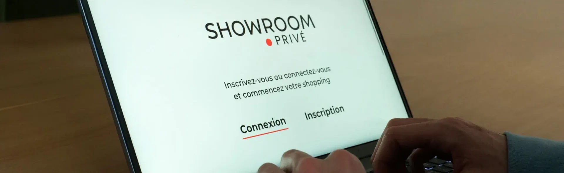 Navigation sur le site de Showroomprivé/Navigating the Showroomprivé website